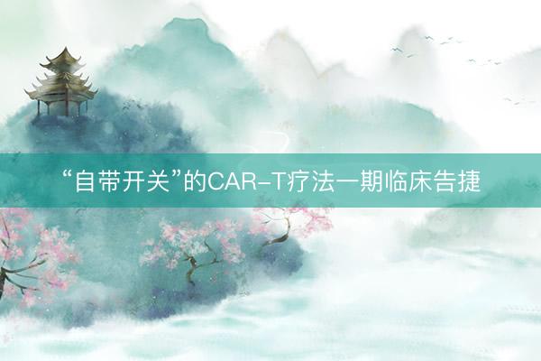 “自带开关”的CAR-T疗法一期临床告捷