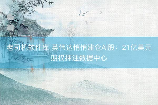 老司机软件库 英伟达悄悄建仓AI股：21亿美元期权押注数据中心