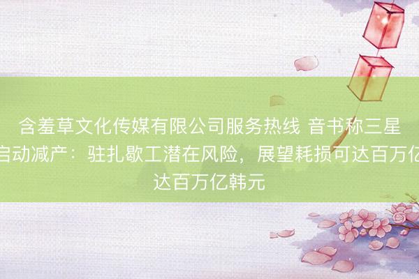 含羞草文化传媒有限公司服务热线 音书称三星电子启动减产：驻扎歇工潜在风险，展望耗损可达百万亿韩元